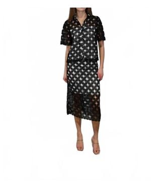 Never A Wallflower Stacy Lace Top - Black