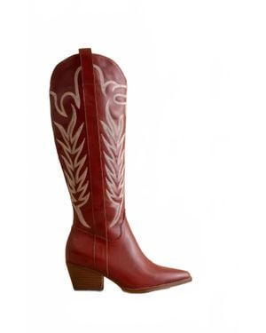 Oasis Society Savannah Embroidered Western Boot