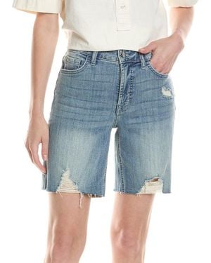 7 For All Mankind Jen7 Boyfriend Blossom Short - Blue