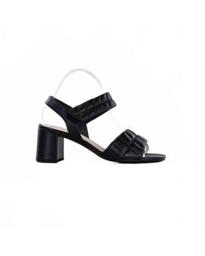Gabor Smooth Leather Sandal - Black