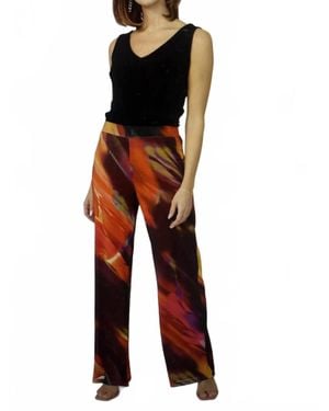 FRANK LYMAN Wide Leg Trouser - Red