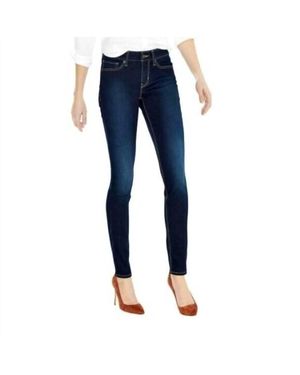 Levi's 711 Mid Rise Skinny Denim Jeans - Blue