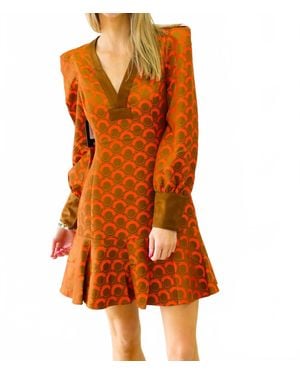 Emily Mccarthy Jenny Dress - Orange