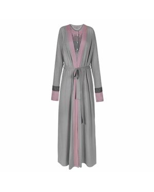 Velvette Peruvian Pima Cotton Robe - Gray