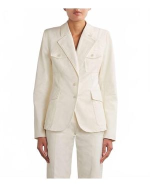 PAIGE Denim Ramona Blazer - White