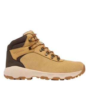 Columbia Newton Wander Bm5718-373 Curry Cordovan Suede Hiking Boots Mew2561 - Natural