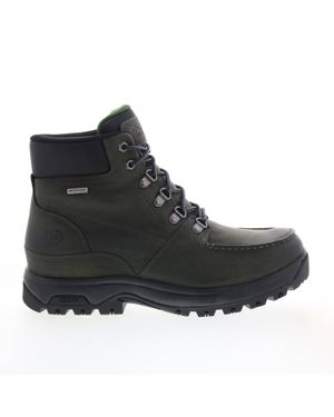 Dunham 8000 Works Moc Waterproof Boot - Black