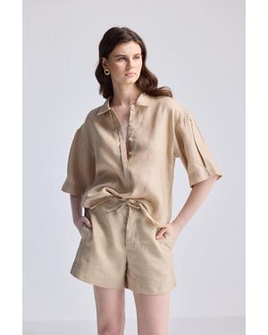 REISTOR Drawstring Shorts - Natural