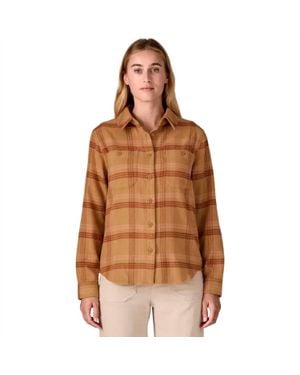 Patagonia W's Fjord Flannel Shirt - Brown