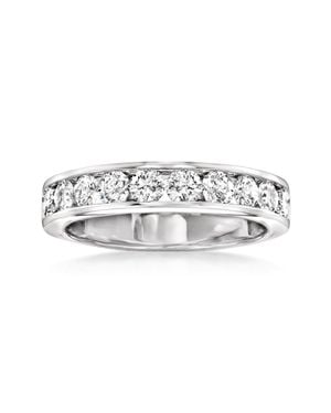 Ross-Simons Channel-Set Diamond Wedding Band - White