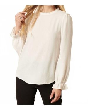 Mittoshop Charli Long Sleeve Blouse - White