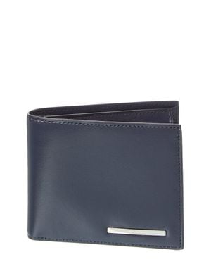 Ferragamo Leather Bifold Wallet - Blue