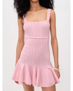 LoveShackFancy Tabatha Mini Dress - Pink