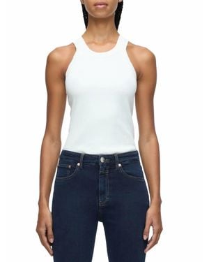 Closed Racer Top - Blue