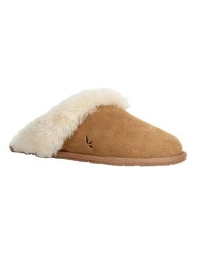 UGG Koolaburra By Milo 1015823 Mule Womenbrown Suede Slip On Slippers Jzz1322 - Natural
