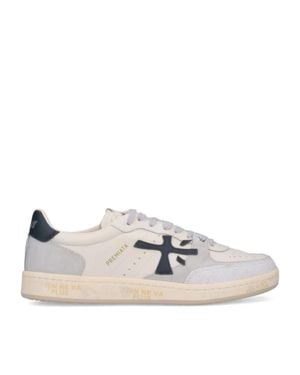 Premiata Sheepskin Low-Top Sneakers - Gray