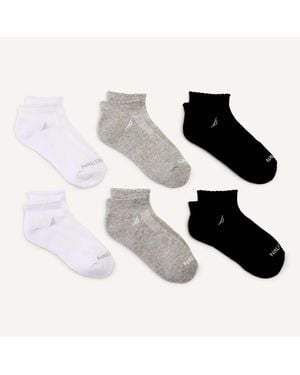 Nautica Athletic Quarter Socks, 6-Pack - Multicolor