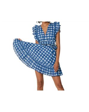 Cleobella Benny Mini Dress - Blue