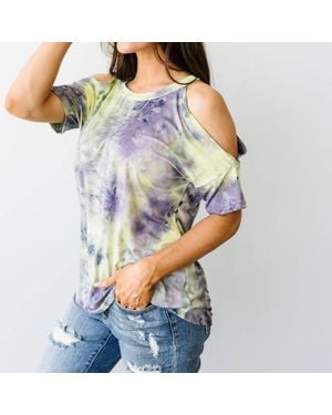 Haptics Cure The Common Cold Shoulder Top - Gray