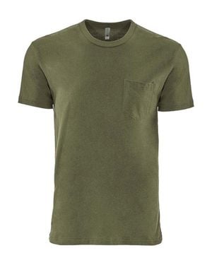 Next Level Cotton Pocket T-Shirt - Green