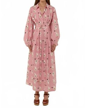 Palm Noosa Emily Shirt Dress - Pink
