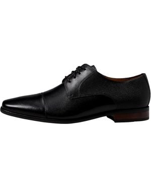 Florsheim Postino Cap Toe Oxford Smooth Perf 15149-001 - Black