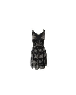 Issa Beaded Cocktail Dress - Black
