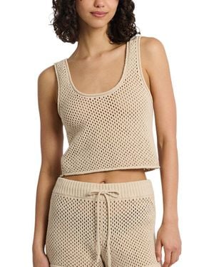 Onia Crochet Knit Scoop Tank - Multicolor