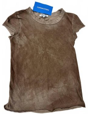 Cotton Citizen Marbella Cap Sleeve Tee - Brown