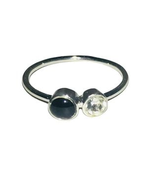 Dune Veronica Stacker Ring - Blue