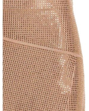 ANDREADAMO Viscose Long Skirt - Natural