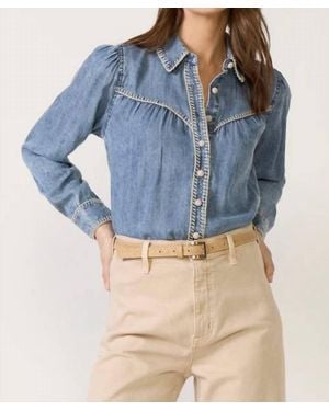 Rails Campbell Denim Top - Blue