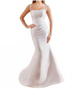 Martin Thornburg Calla Bridal Trumpet Gown - Purple