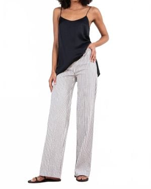 Avenue Montaigne Flavia Bistro Stripe Pant - Blue