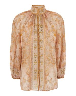 Zimmermann Acacia Billow Blouse - Natural