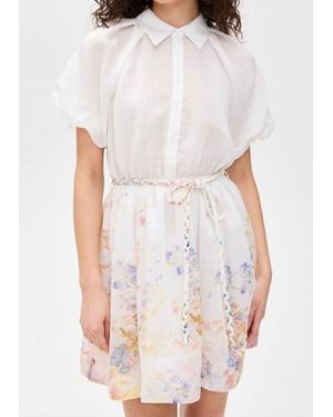 En Saison Taylorann Mini Dress - White