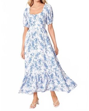 Sugarlips Lynette Sweetheart Maxi Dress - Blue
