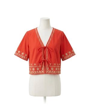 Z Supply Cast Of Waves Top - Red