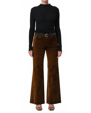 Citizens of Humanity Kimberly 70's Flare Leg Pants - Metallic