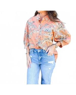 Ivy Jane Snap Front Shirt - Blue