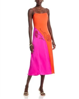 Ramy Brook Jasmine Midi Dress - Pink