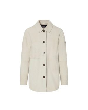 Peuterey Wool-Blend Notch-Lapel Blazer - White