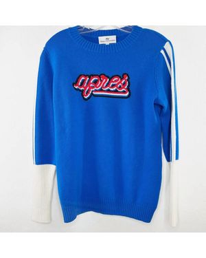 Never A Wallflower Apres Crew Sweater - Blue