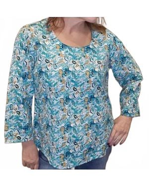 parsley & sage Reversible Top - Blue