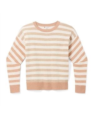 Smartwool Edgewood Boyfriend Crew Sweater - White