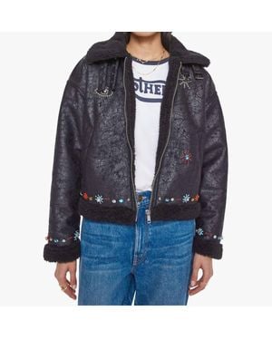 Mother The Strappy Brrly Jacket - Black