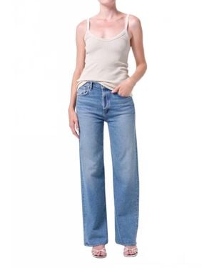 Agolde Ren Wide Leg Jeans - Blue