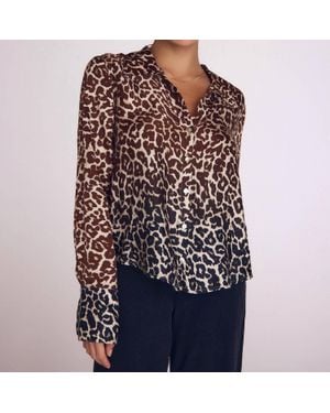 Bella Dahl Flowy Button Down Shirt - Multicolor