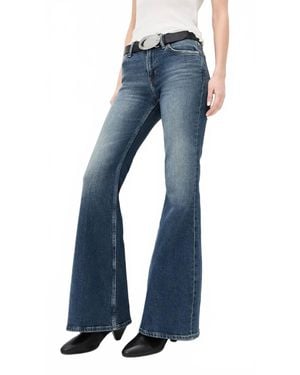RE/DONE Strutter Flare Jeans - Blue