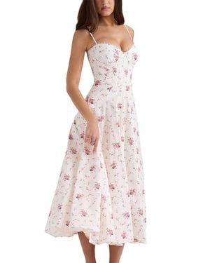 Tedora Midi Dress - White